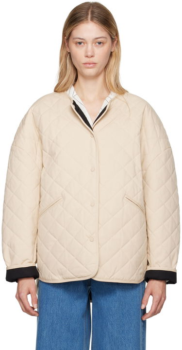 Prešívaná bunda TOTEME TOTEME Exclusive Quilted Jacket Béžová | 223-177-222, 0
