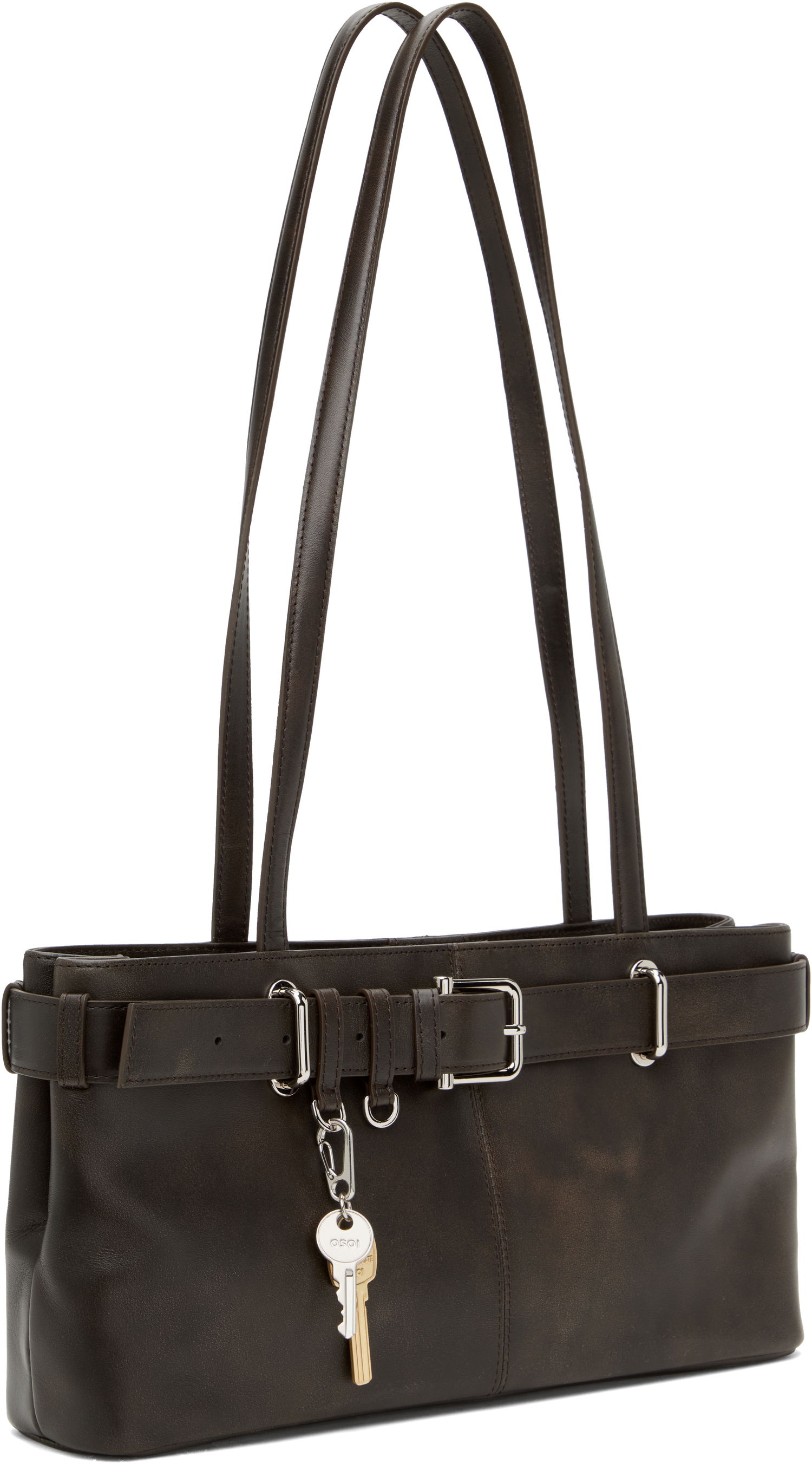 Kabelka OSOI OSOI Shoulder Brocle Bag Hnedá | 25SSB05007107, 1