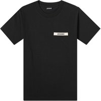 Tričko Jacquemus Gros Grain Logo T-Shirt Čierna | 24E245JS208-2125-990, 1