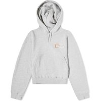 Mikina Martine Rose Shrunken Logo Hoodie Šedá | CMRSS24-625A, 1