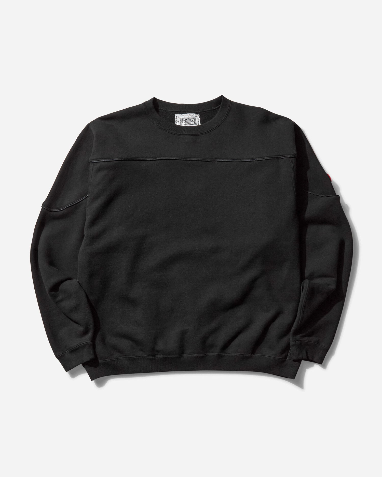 Sveter Cav Empt Cotton Track Crewneck Sweatshirt Čierna | CES27CS03 BLACK, 0