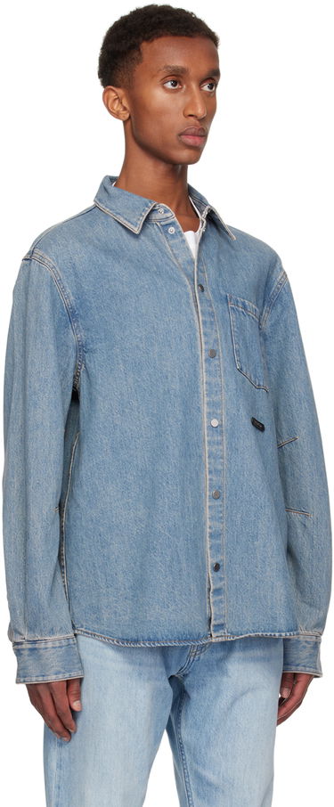 Košeľa Helmut Lang Classic Denim Shirt Modrá | O06DM501, 3
