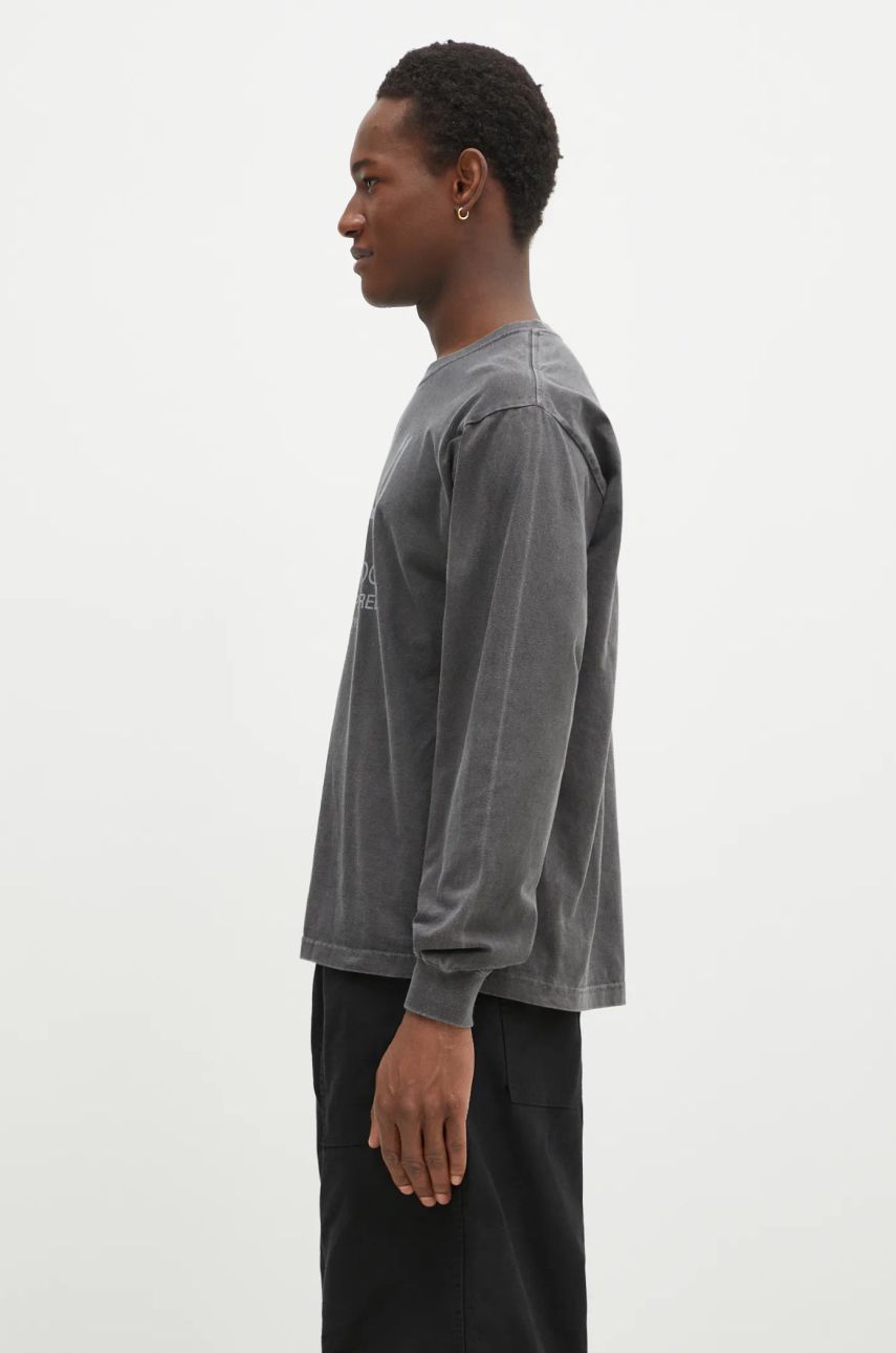 Tričko Neighborhood NEIGHBORHOOD Arabic Logo Long Sleeve T-Shirt Šedá | 242PCNH.LT15, 1
