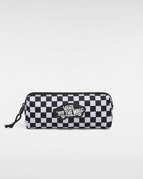 Batohy a tašky Vans Old Skool Checkerboard Pencil Pouch Čierna | VN000H58Y28, 0