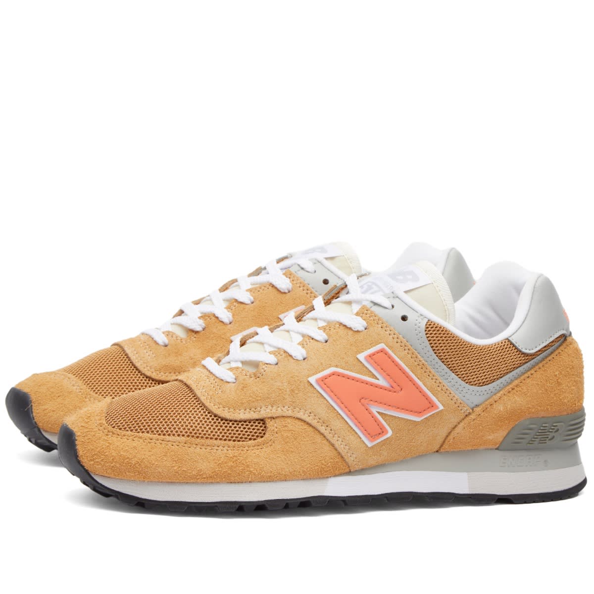 Tenisky a topánky New Balance Men's OU576COO - Made in UK Sneakers in Latte, Size UK 10 | END. Clothing Oranžová | OU576COO, 0