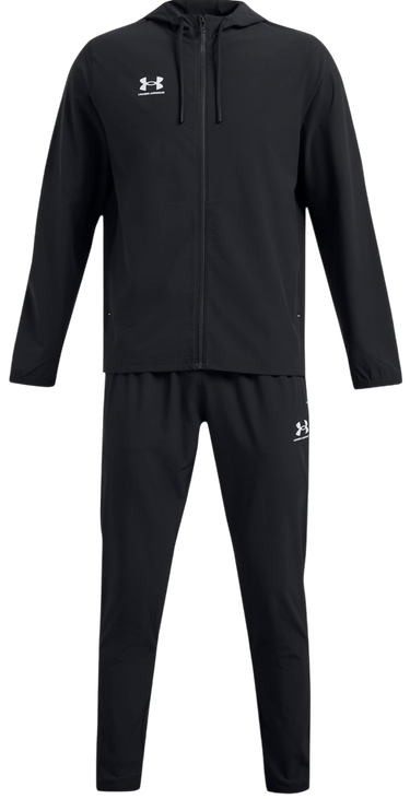 Súprava Under Armour Ch. Pro Full-Zip Hooded Tracksuit Čierna | 1379455-004, 0
