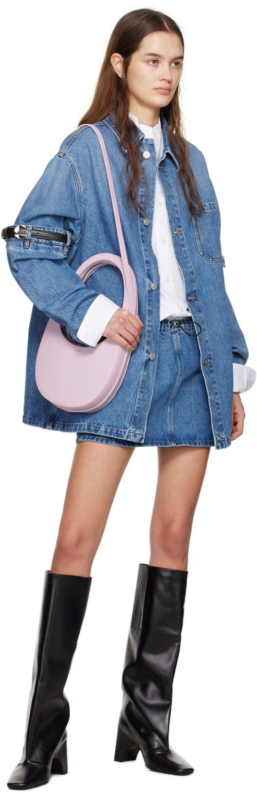Sukňa Coperni Coperni Faded Denim Miniskirt Modrá | COPJ49202, 3