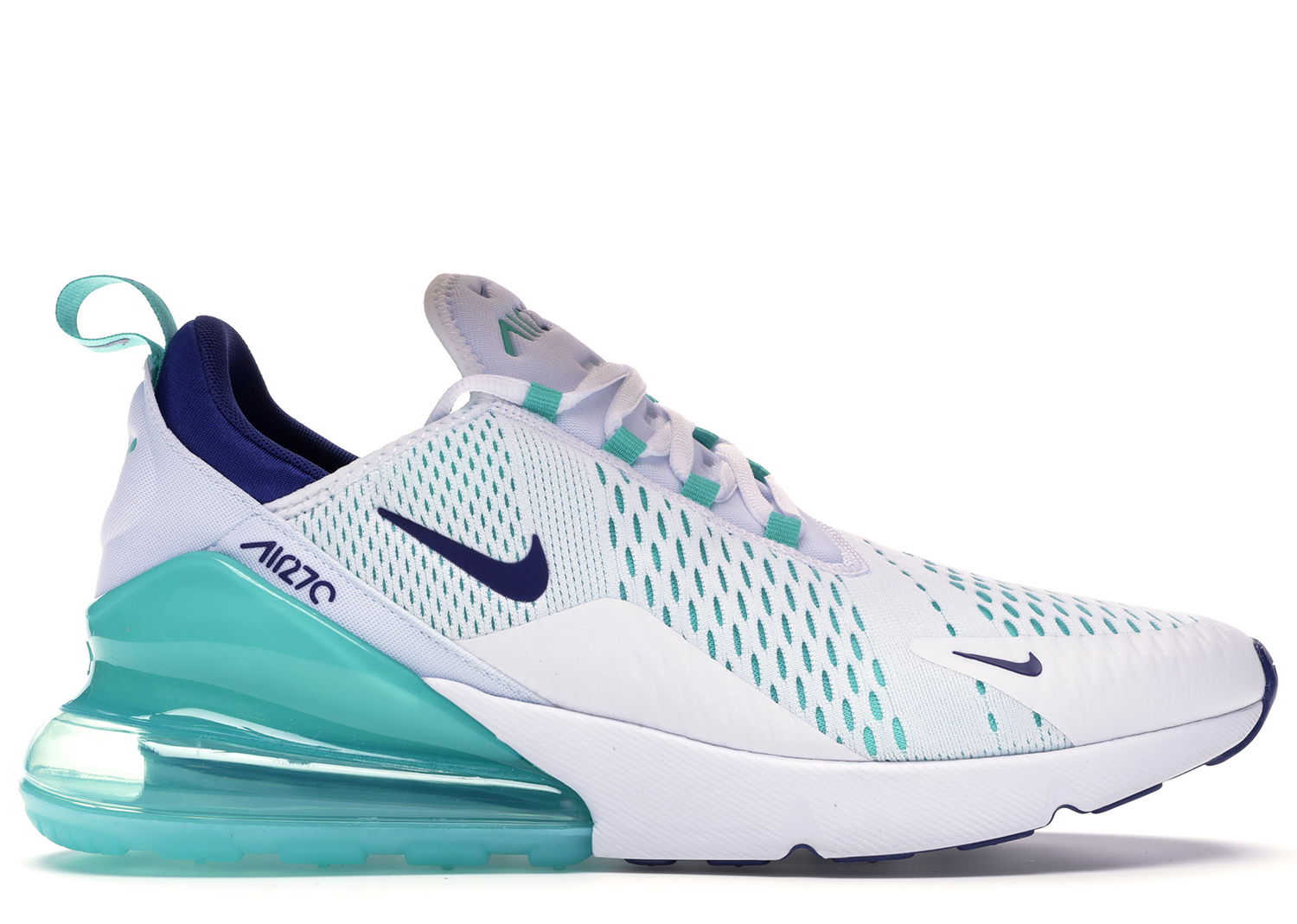 Tenisky a topánky Nike Air Max 270 White Hyper Jade Deep Royal Blue Tyrkysová | CI2451-100, 0