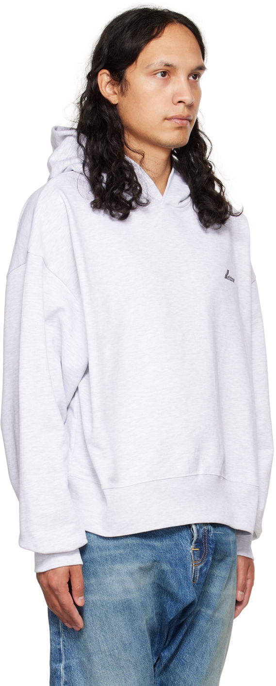 Mikina We11done We11done Lettering Symbol Hoodie Šedá | WD-TH3-22-840-U-GY, 1
