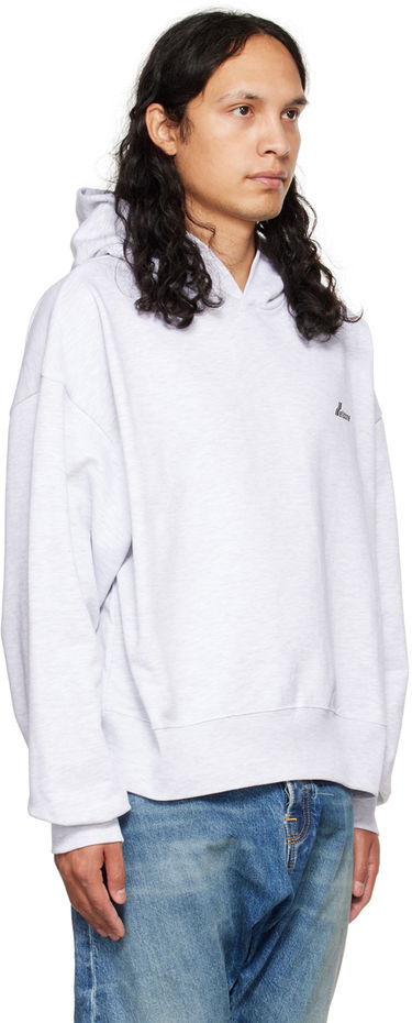 Mikina We11done We11done Lettering Symbol Hoodie Šedá | WD-TH3-22-840-U-GY, 1