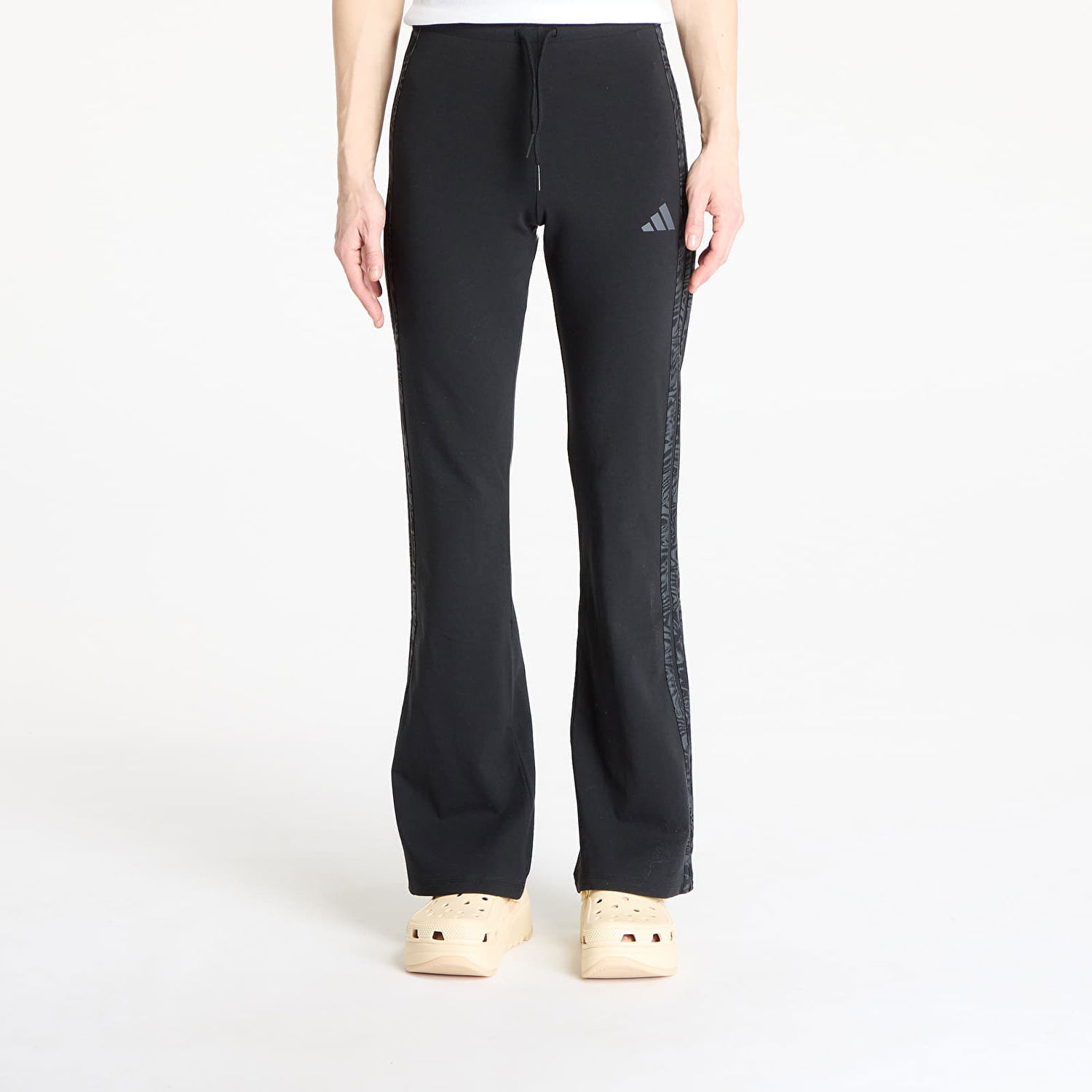 Tepláky adidas Originals Essentials 3 Stripes Print Leggings Čierna | JG6237, 0