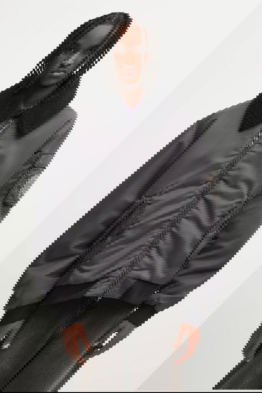 Bomber bunda Napapijri Napapijri A-Nemes Bomber Jacket Čierna | NP0A891X9411, 0