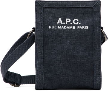 Batohy a tašky A.P.C. A.P.C. Recuperation Crossbody Phone Pouch Navy | COHGV-H61931, 0