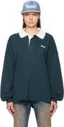 Oversized Long Sleeve Pique Polo