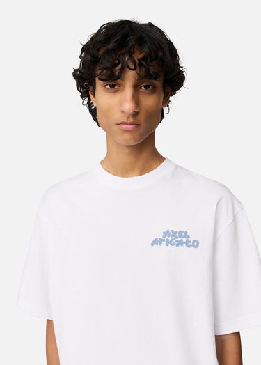 Tričko AXEL ARIGATO Soren Logo T-Shirt Biela | A3870001, 7