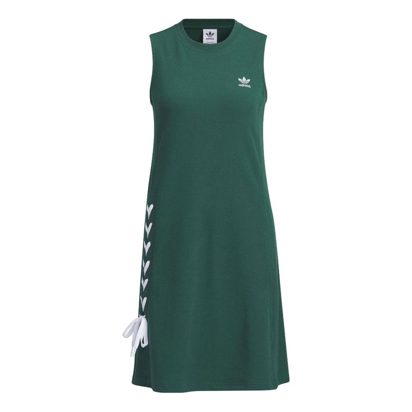 Šaty adidas Originals Originals Lace-Up Side Tank Dress Zelené | IP2208