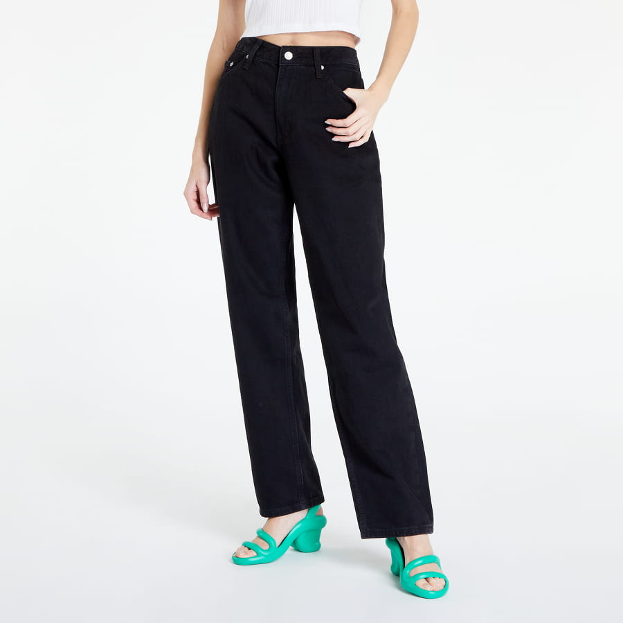 Džínsy CALVIN KLEIN 90's Straight Jeans Čierna | J20J219545 1AP, 0