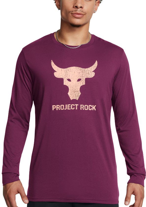 Tričko Under Armour Long Sleeve T-Shirt Bull Fialová | 1374847-505, 0