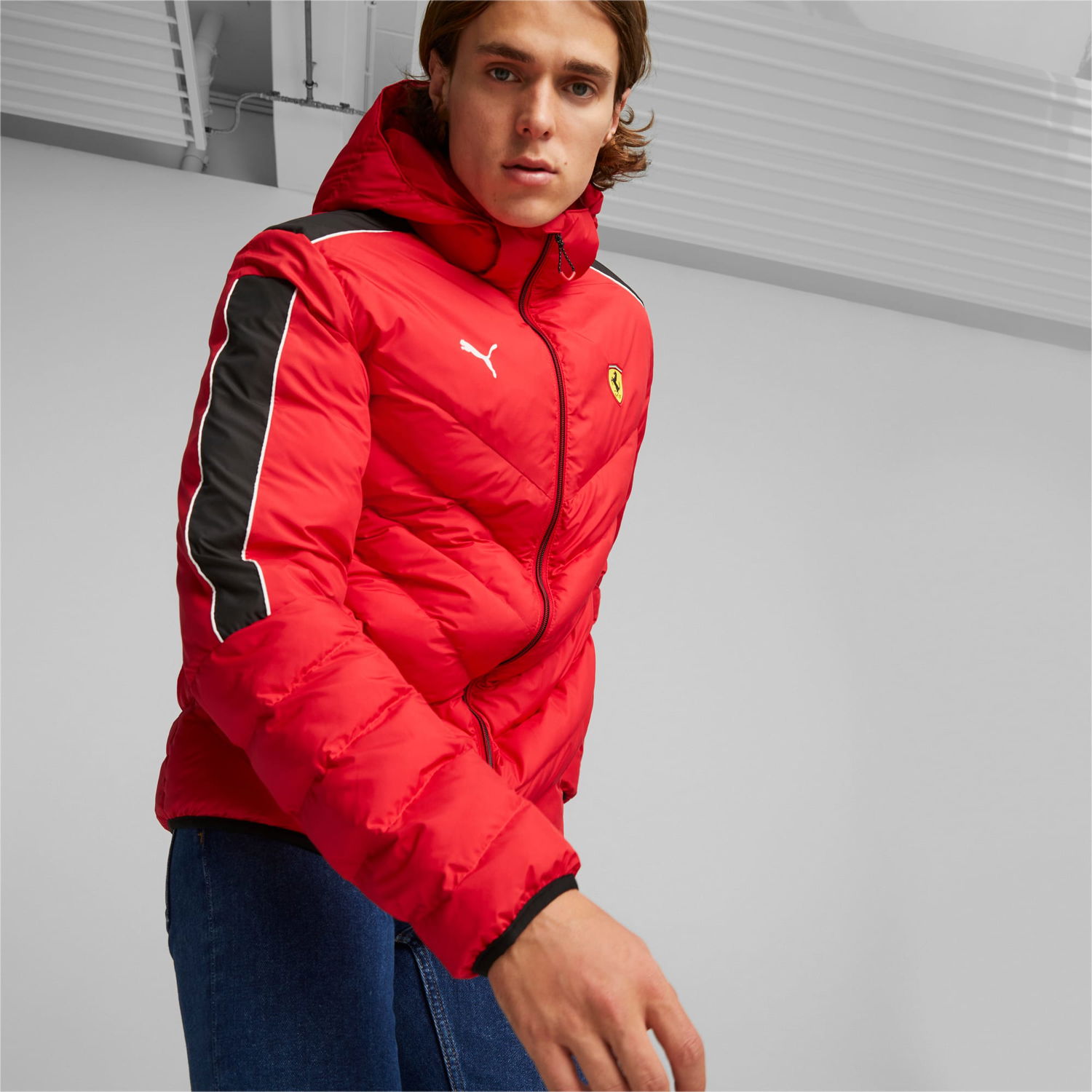 Bunda Puma Scuderia Ferrari Race MT7 EcoLite Jacket Červená | 535825_02, 0