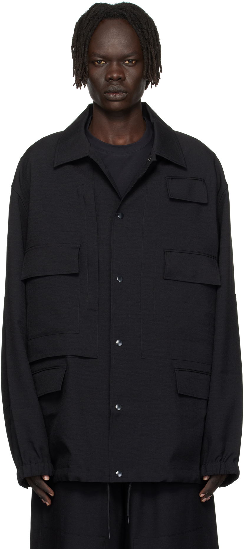 Bunda Y-3 Y-3 Sport Uniform Coach Jacket Čierna | JX7291