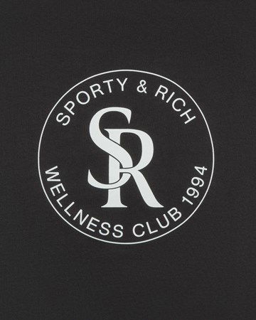 Mikina Sporty & Rich Crewneck Čierna | CR651FB, 1