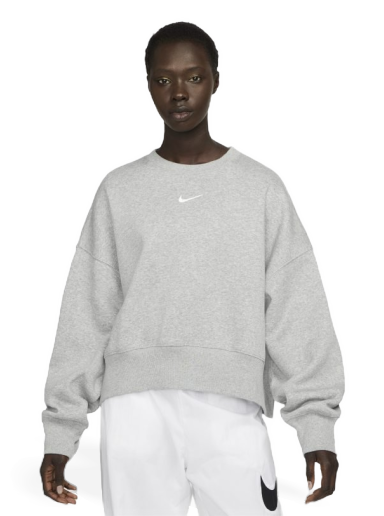 Mikina Nike Sportswear Phoenix Fleece Oversized Sweatshirt Šedá | DQ5761-063