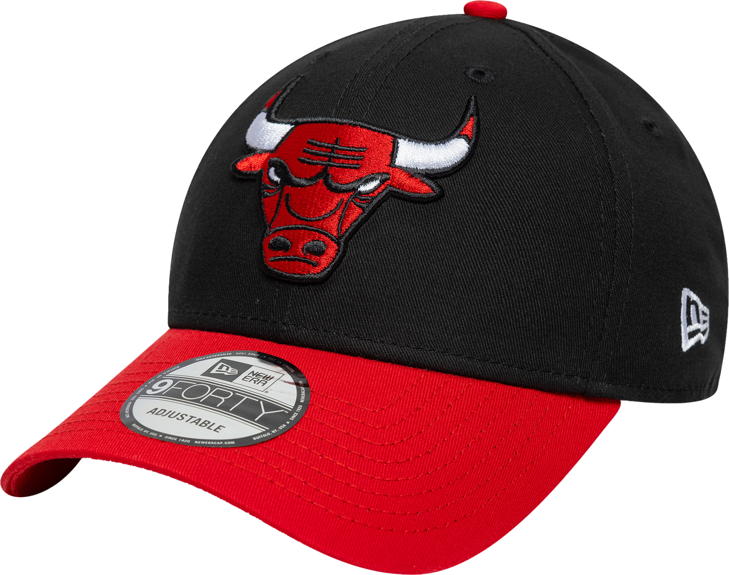 Šiltovka New Era NBA Chicago Bulls Side Patch 9Forty Adjustable Cap Červená | 60667446-60667446, 0