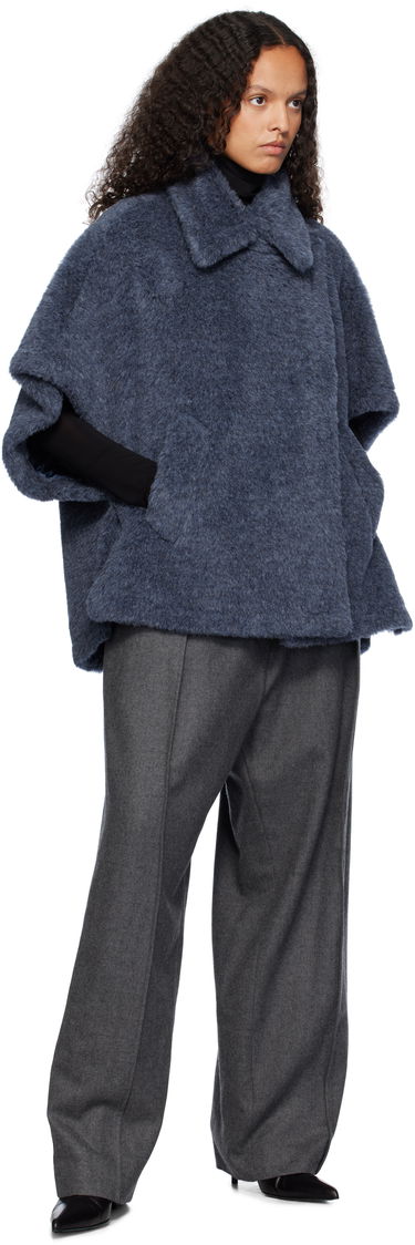 Sveter Max Mara Max Mara Tebe1 Cape Jacket Modrá | 2424736212600 MM10506, 3