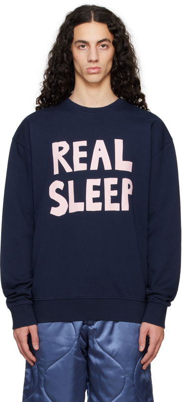 Mikina JW Anderson JW Anderson 'Real Sleep' Sweatshirt Navy | JW0219-PG1632, 0