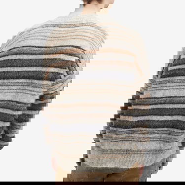 Sveter ISABEL MARANT Drussellh Striped Crew Knit Sweater Béžová | 25PPU0062HA-C1L09H-50CM, 3