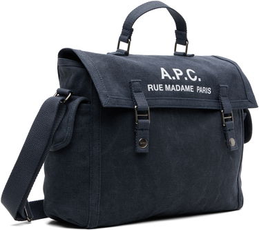 Taška cez rameno A.P.C. A.P.C. Recuperation Satchel Bag Navy | COHGV-H61930, 1