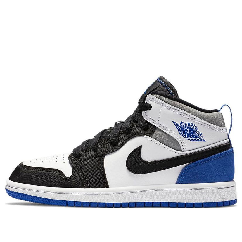 Oblečenie Jordan Air Jordan 1 Mid SE 'Royal Black Toe' Biela | BQ6932-102
