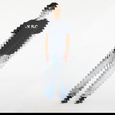 Tričko A.P.C. Standard Brodé Rayé T-Shirt Šedá | COHMB-M26384 TZD, 3