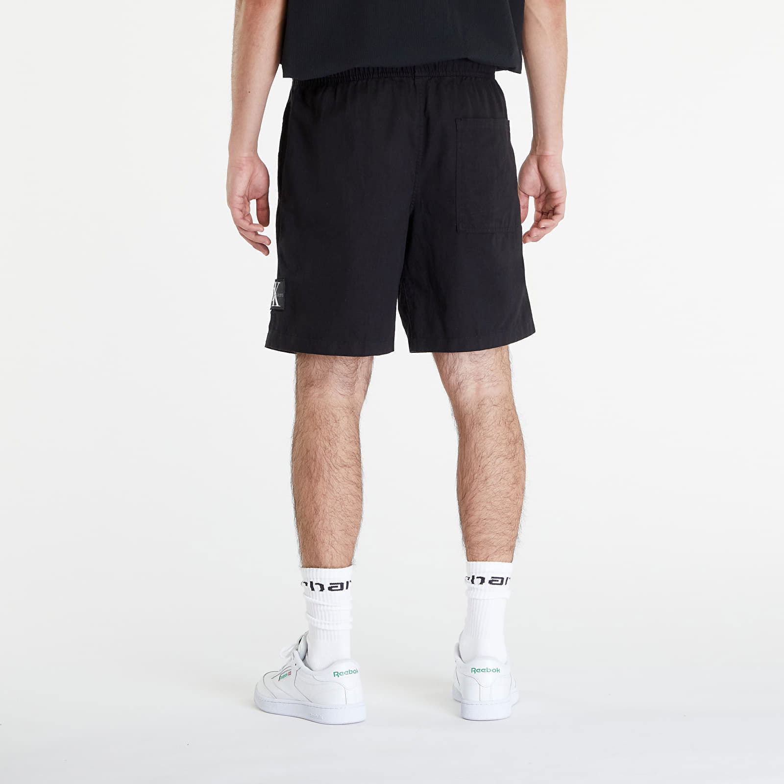 Linen Shorts Black