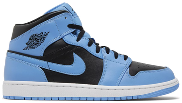 Tenisky a topánky Jordan Jordan 1 Mid Black University Blue Modrá | DQ8426-401, 0