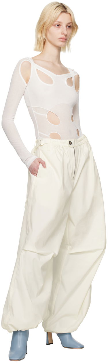 Nohavice Dion Lee Zip Trousers Béžová | C2131S23, 3