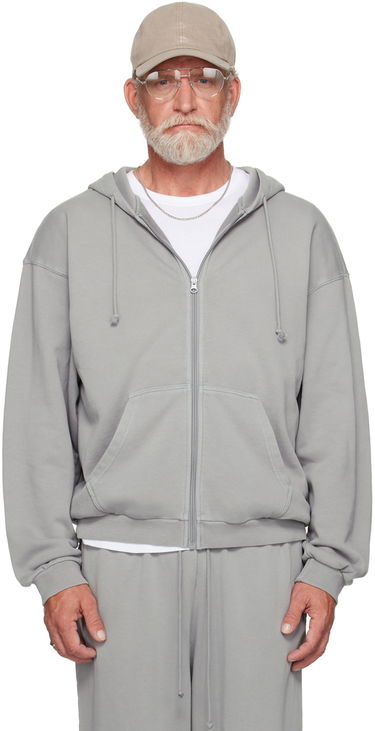 Mikina SKIMS Terry Relaxed Fit Zip Hoodie Šedá | TP-ZUP-5254M, 0