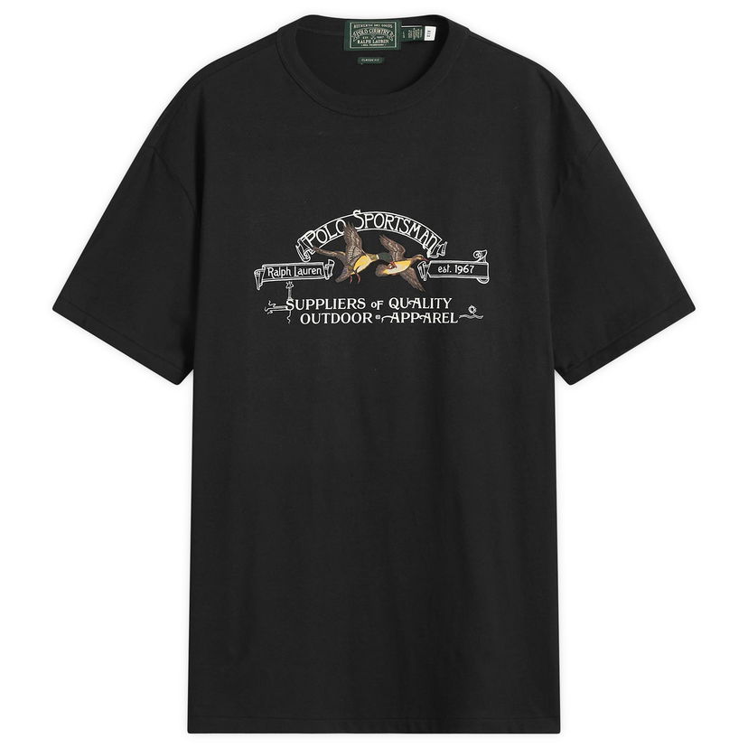 Tričko Polo by Ralph Lauren Ralph Lauren Sportsman T-Shirt, Large Čierna | 710981142001-BLK