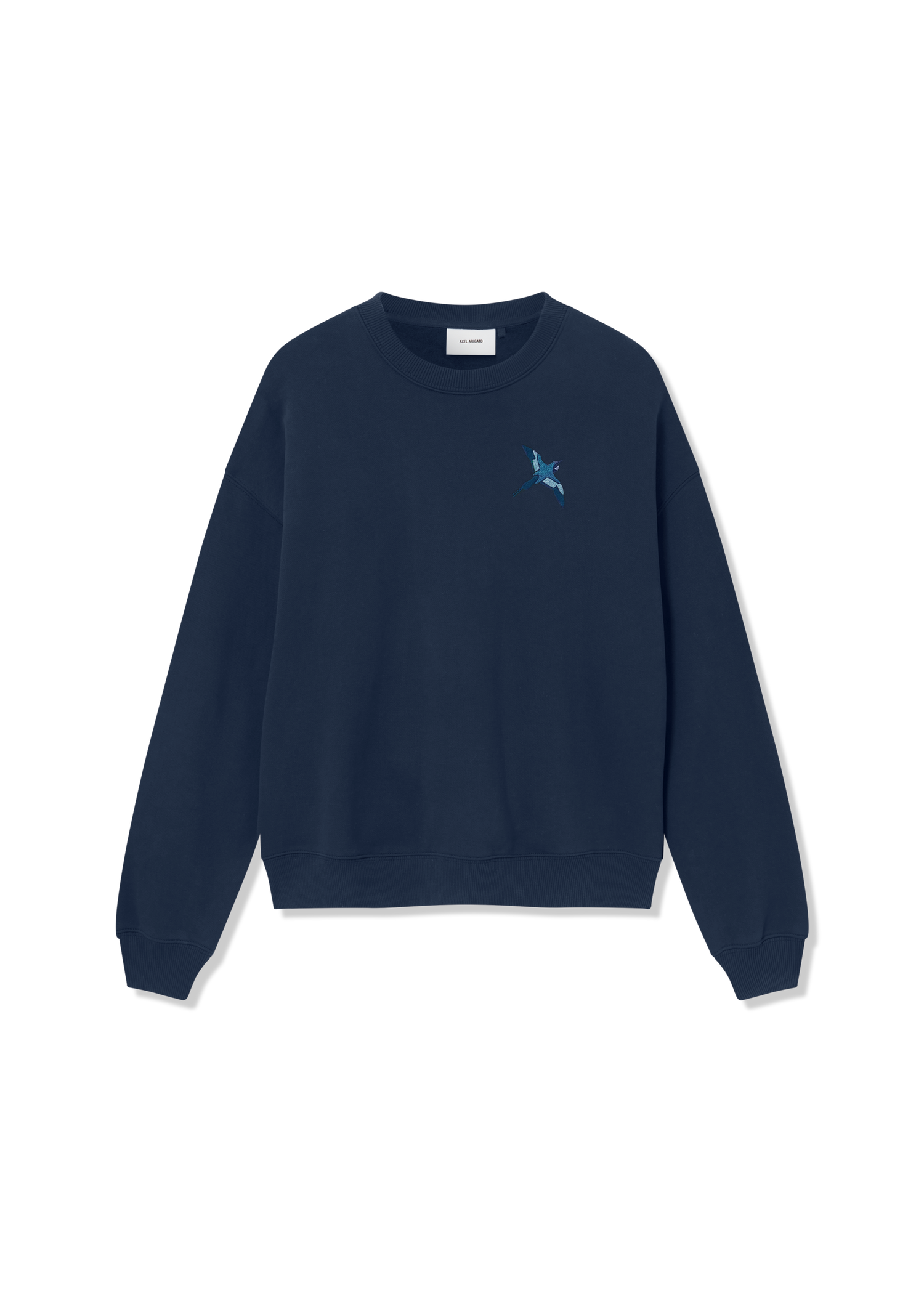 Mikina AXEL ARIGATO Micro Bee Bird Crewneck Sweatshirt Navy | A3457002, 0