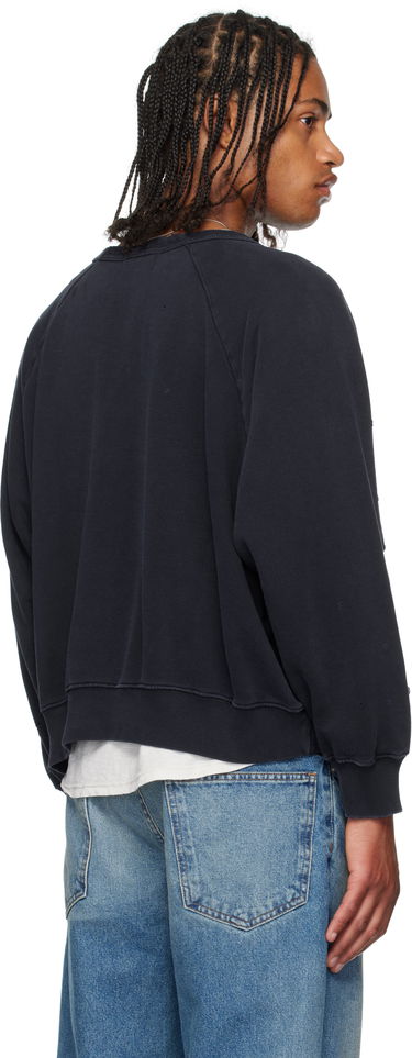 Mikina Enfants Riches Déprimés Enfants Riches Déprimés En Chaine Raglan Crewneck Sweatshirt Navy | 020-468, 2