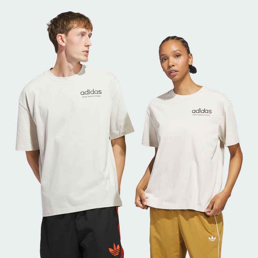 Tričko adidas Performance Sport Design Studio Graphic T-Shirt Béžová | JW8621