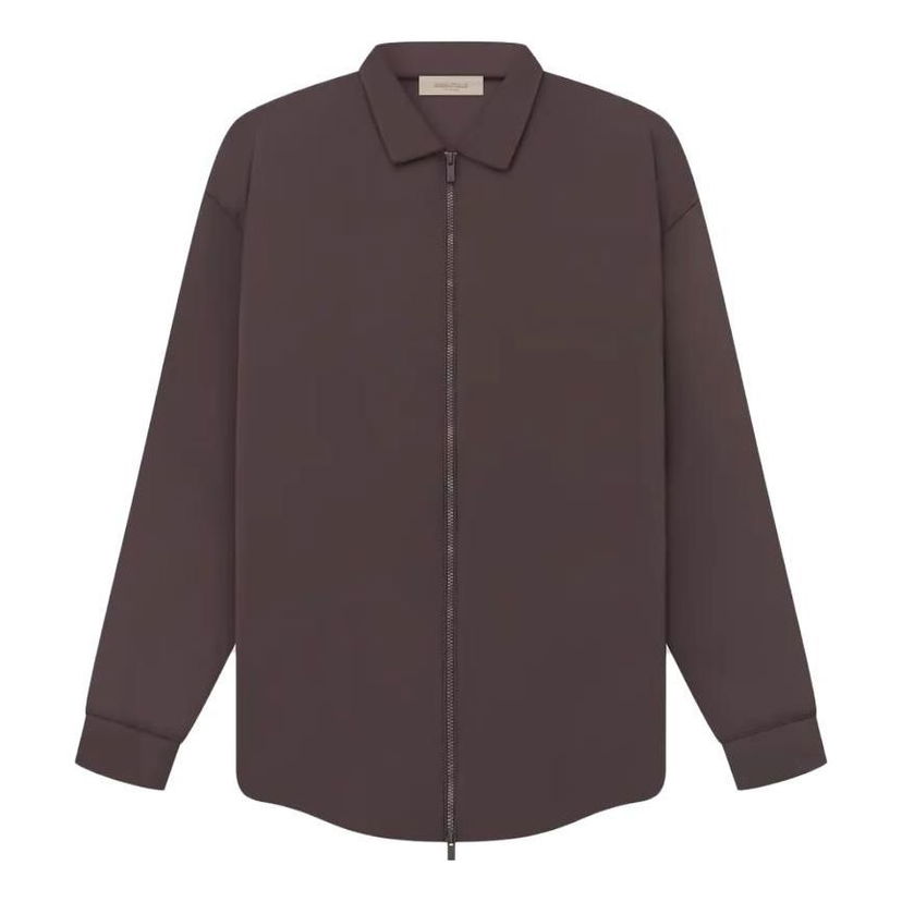 Košeľa Fear of God Essentials Filled Nylon Jacket Hnedá | FOG-SS23-072