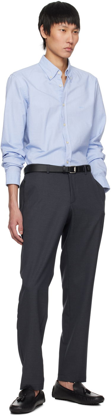 Nohavice BOSS BOSS Houndstooth Dressletic Trousers Šedá | 50534613, 4