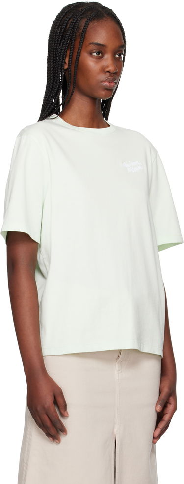 Tričko MAISON KITSUNÉ Handwriting T-Shirt Biela | MW00126KJ0119, 1