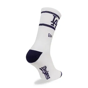 Ponožky New Era New Era MLB Seasonal Crew LA Dodgers Socks Biela | 60595125, 1