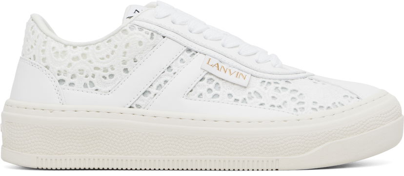 Tenisky a topánky LANVIN Off-White Cash Sneakers Biela | FU-SKLK09-DENT-E25