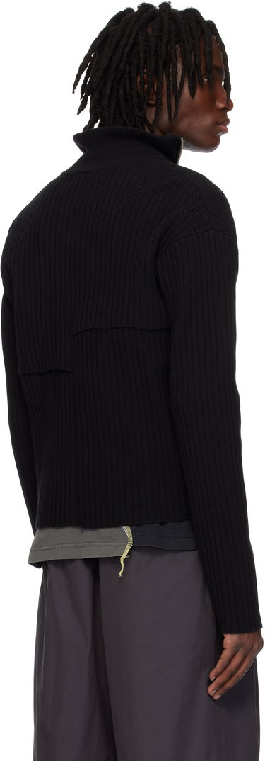 Sveter A-COLD-WALL* A-COLD-WALL* Panel Knit Zip-Up Jacket Čierna | ACWMK191, 2