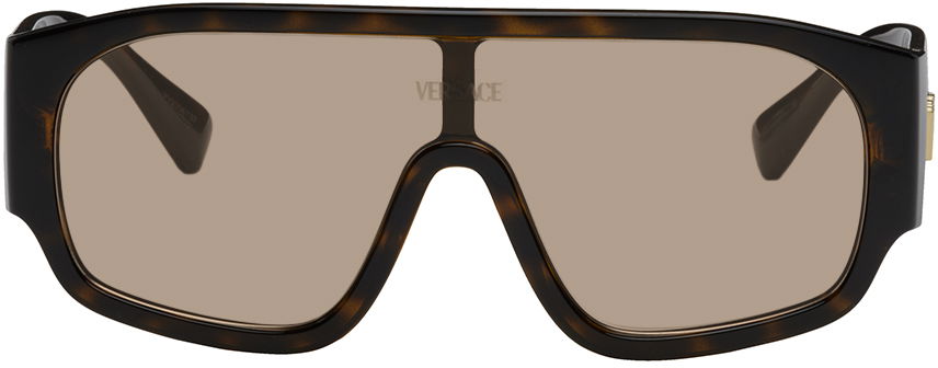 Slnečné okuliare Versace Shield Sunglasses Hnedá | 0VE4439 8056597785297, 0