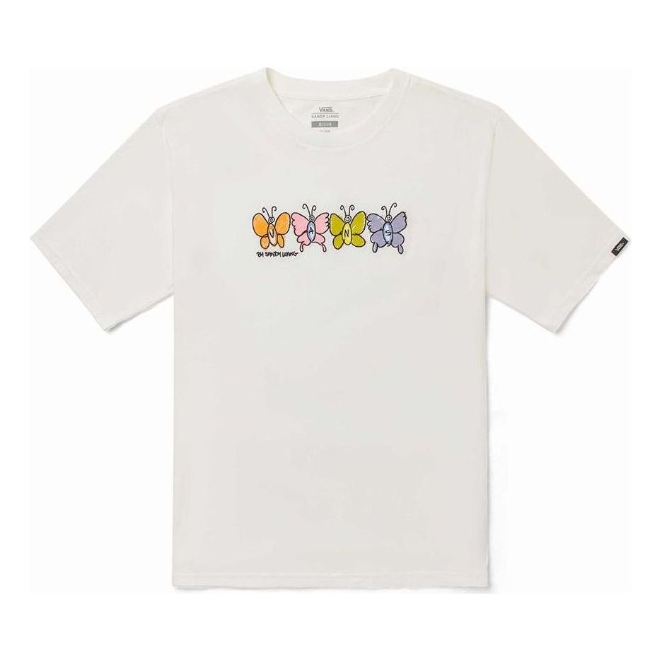 Tričko Vans Liang Butterflies Graphic T-Shirt Biela | VN0A7SDT3KS, 0