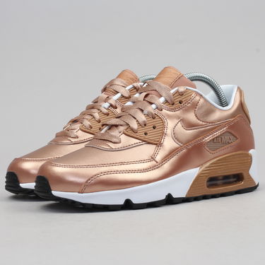 Tenisky a topánky Nike Air Max 90 SE Leather "Metallic Bronze" GS Metalická | 859633-900, 1